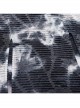 Ink Jiangnan Black And Gray Knitted Tie Dye With Medium Length Slit Hem Gothic Style Slim Tube Top Long Dress