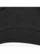 Black Soft Stretch Knitted Short Body Design Punk Style Simple Long Sleeve T-Shirt