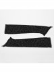Retro Black Random Embossed Velvet Neckline Splicing Wool Strip Design With Exquisite Applique Gothic Style Chinese Long-Sleeved Dress