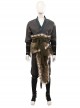 Black Myth Wukong Wukong Fur Waistband Halloween Cosplay Costume Full Set