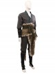 Black Myth Wukong Wukong Fur Waistband Halloween Cosplay Costume Full Set