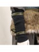Black Myth Wukong Wukong Fur Waistband Halloween Cosplay Costume Full Set