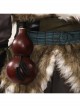 Black Myth Wukong Wukong Fur Waistband Halloween Cosplay Costume Full Set