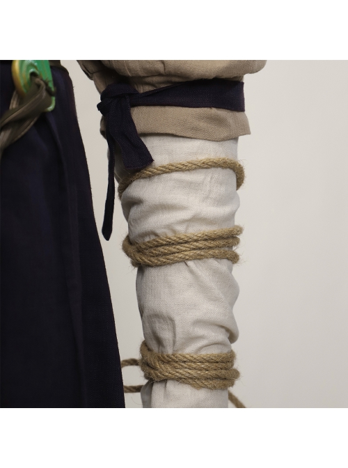 Black Myth Wukong Wukong Braided Belt Halloween Cosplay Costume Set Without Gourd Without Masks