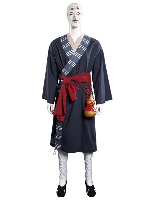 Black Myth Wukong Mi Dao Ren Halloween Cosplay Costume Full Set