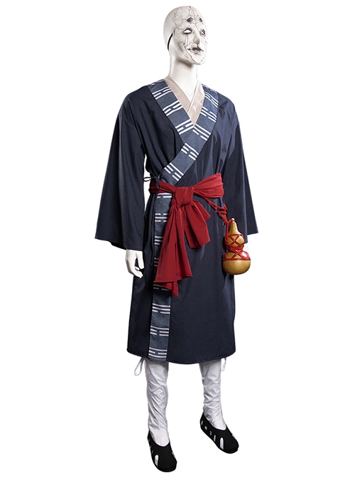 Black Myth Wukong Mi Dao Ren Halloween Cosplay Costume Full Set