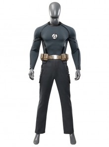 Movie Deadpool & Wolverine Fantastic Four Human Torch Halloween Cosplay Costume Set Without Shoes