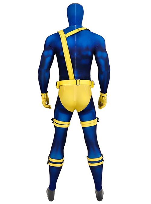 X-Men '97 Cyclops Scott Summers Halloween Cosplay Accessories Bodysuit And Head Cover