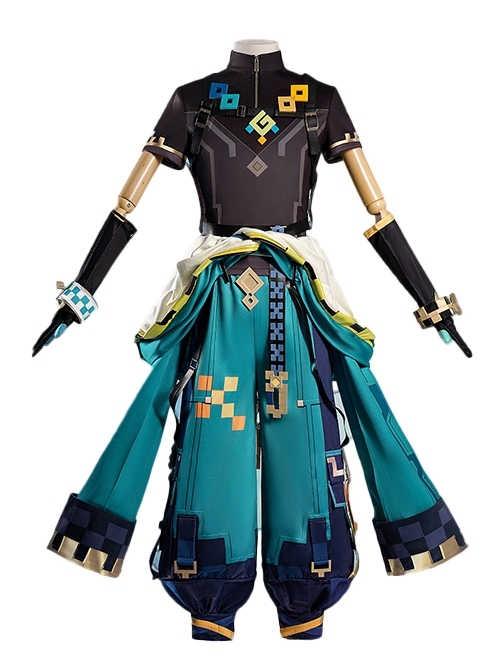 Game Genshin Impact Kinich Halloween Cosplay Costume Full Set