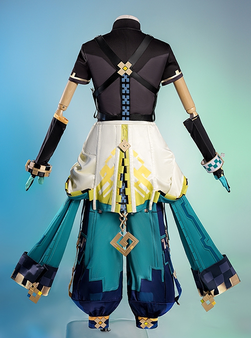 Game Genshin Impact Kinich Halloween Cosplay Costume Full Set