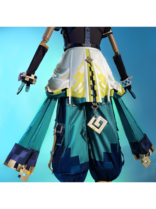 Game Genshin Impact Kinich Halloween Cosplay Costume Full Set
