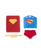 Movie Superman Superman Bodysuit Battle Suit Halloween Cosplay Costume Set Without Shoes
