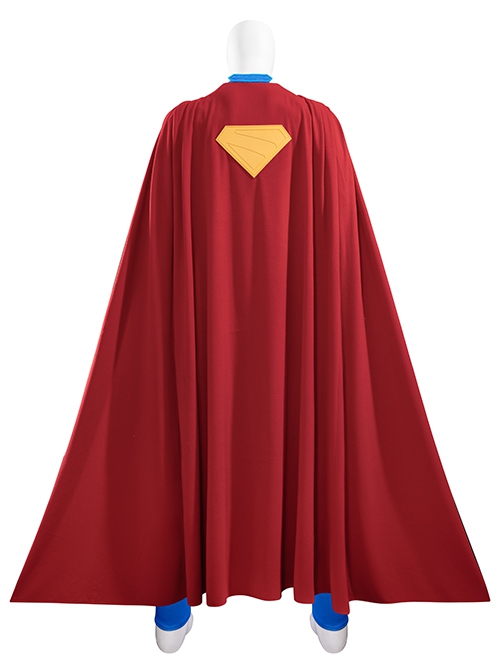 Movie Superman Superman Bodysuit Battle Suit Halloween Cosplay Costume Set Without Shoes