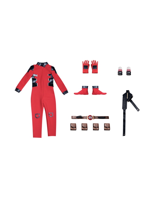 Movie Deadpool & Wolverine Baby Deadpool Halloween Cosplay Costume Set Without Helmet And Knife