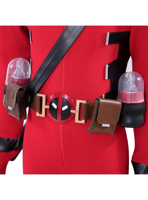 Movie Deadpool & Wolverine Baby Deadpool Halloween Cosplay Costume Set Without Helmet And Knife