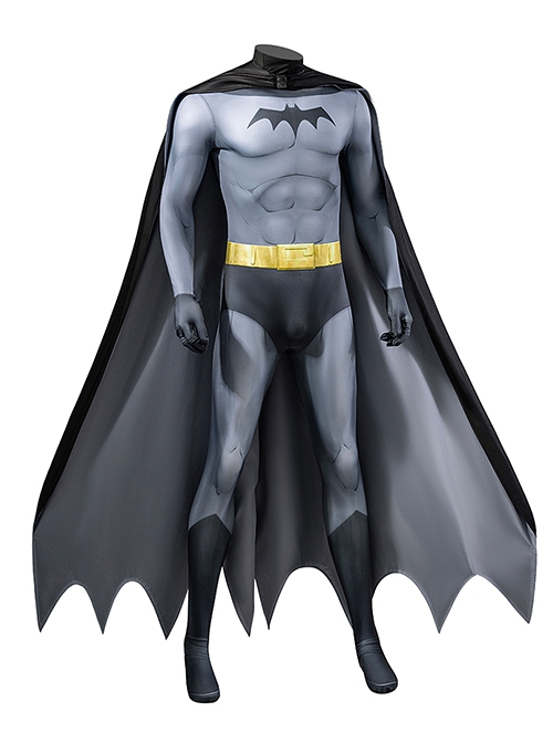 Anime Movie Batman Caped Crusader Batman Bodysuit Halloween Cosplay Costume Set