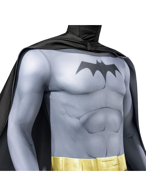 Anime Movie Batman Caped Crusader Batman Bodysuit Halloween Cosplay Costume Set