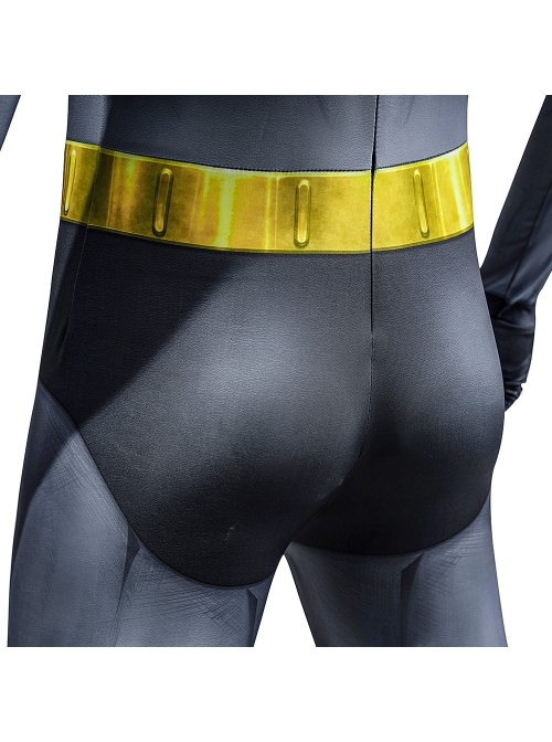 Anime Movie Batman Caped Crusader Batman Bodysuit Halloween Cosplay Costume Set
