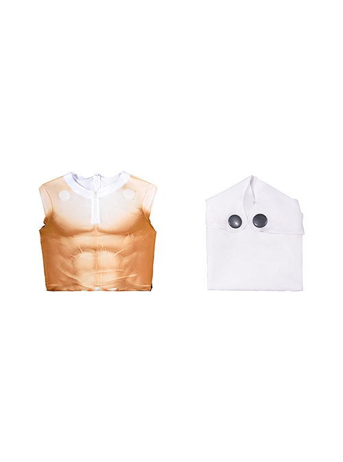 One Punch Man Season 3 Saitama  Bodysuit Halloween Cosplay Costume Set Without Shoes