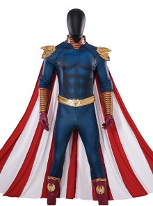 The Boys The Homelander Upgraded Version Halloween Cosplay Costume Set Without Shoes