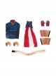 The Boys The Homelander Upgraded Version Halloween Cosplay Costume Set Without Shoes