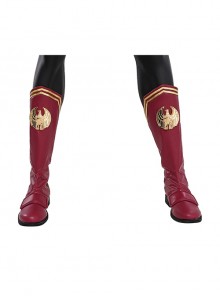 The Boys The Homelander Upgraded Version Halloween Cosplay  Accessories Red Boots