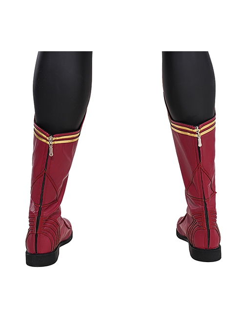The Boys The Homelander Upgraded Version Halloween Cosplay  Accessories Red Boots