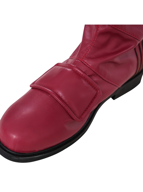 The Boys The Homelander Upgraded Version Halloween Cosplay  Accessories Red Boots