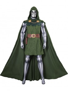 Fantastic Four Doctor Doom Victor von Doom Halloween Cosplay Costume Set Without Shoes