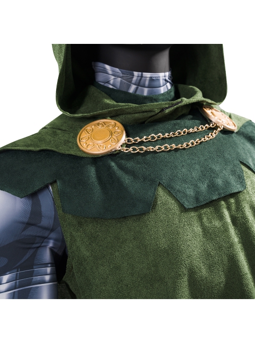 Fantastic Four Doctor Doom Victor von Doom Halloween Cosplay Costume Set Without Shoes