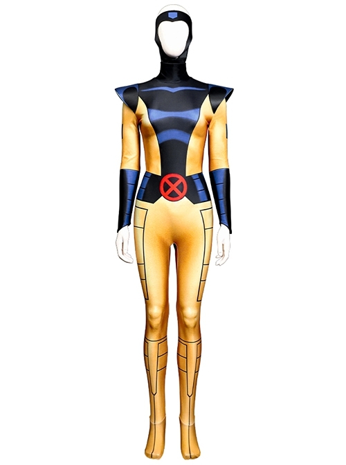 X-Men '97 Phoenix Jean Grey Bodysuit Halloween Cosplay Costume Set Without Shoes