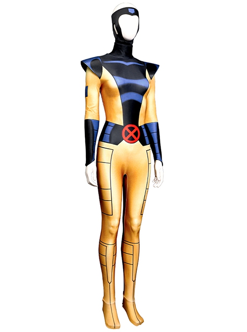 X-Men '97 Phoenix Jean Grey Bodysuit Halloween Cosplay Costume Set Without Shoes