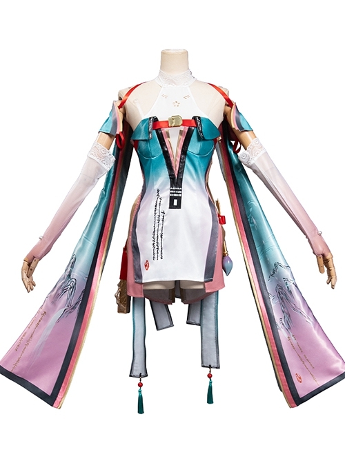 Game Wuthering Waves Zhezhi Halloween Cosplay Costume Full Set