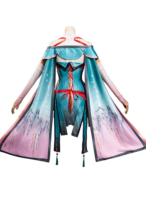 Game Wuthering Waves Zhezhi Halloween Cosplay Costume Full Set