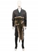 Black Myth Wukong Wukong Fur Waistband Halloween Cosplay Costume Set Without Gourd Without Masks