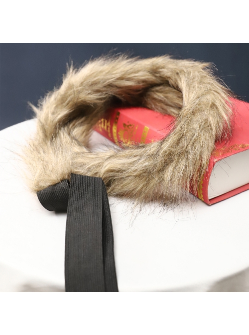 Black Myth Wukong Wukong Fur Waistband Halloween Cosplay Costume Set Without Gourd Without Masks