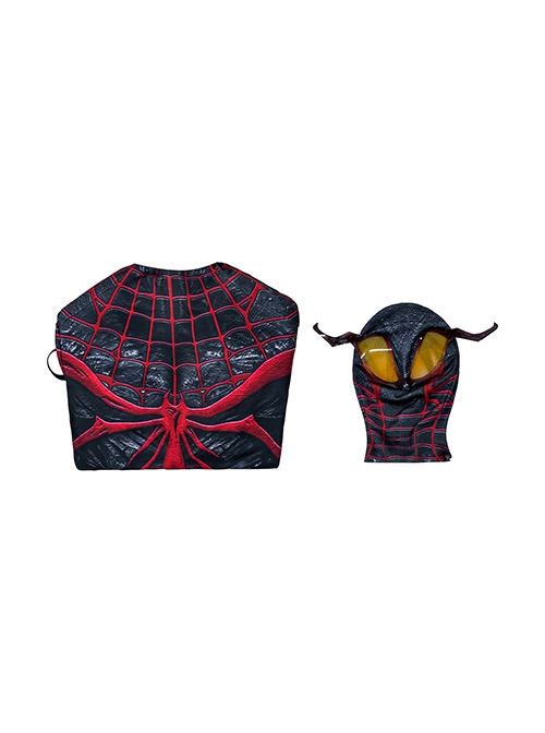Spider Man 2 Absolute Carnage Miles Morales Bodysuit Halloween Cosplay Costume Set