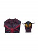 Spider Man 2 Absolute Carnage Miles Morales Bodysuit Halloween Cosplay Costume Set