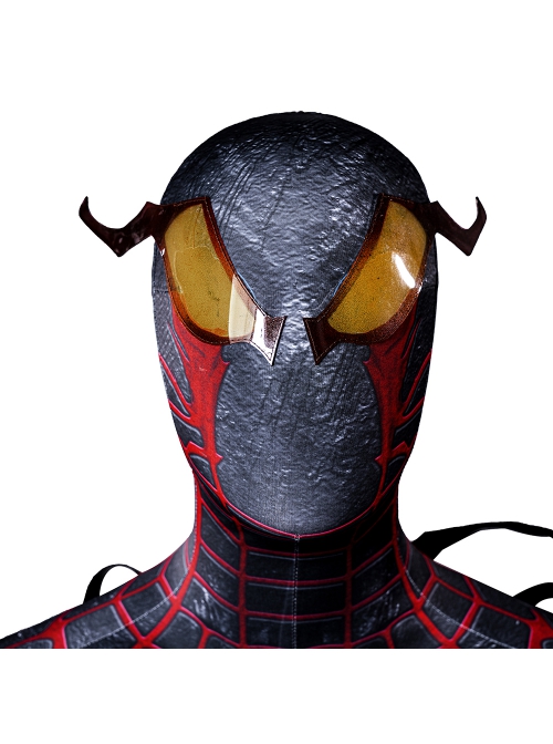 Spider Man 2 Absolute Carnage Miles Morales Bodysuit Halloween Cosplay Costume Set