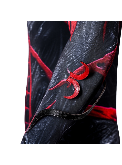 Spider Man 2 Absolute Carnage Miles Morales Bodysuit Halloween Cosplay Costume Set