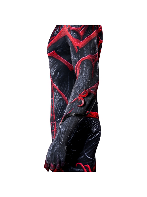 Spider Man 2 Absolute Carnage Miles Morales Bodysuit Halloween Cosplay Costume Set