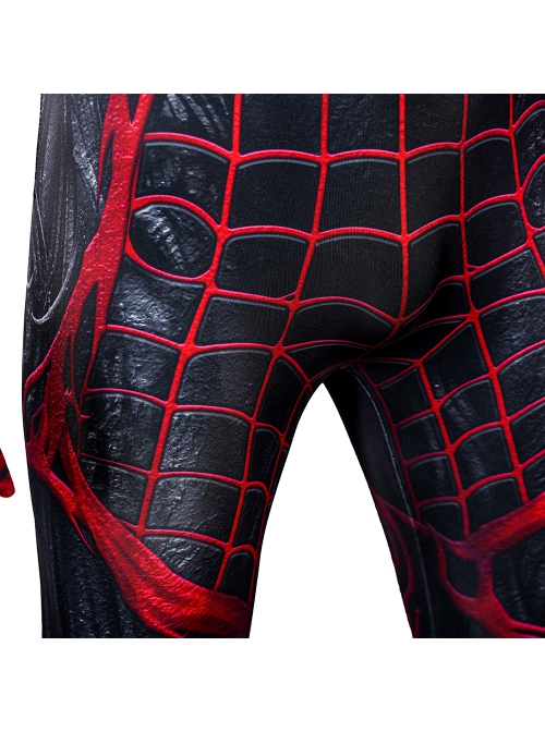 Spider Man 2 Absolute Carnage Miles Morales Bodysuit Halloween Cosplay Costume Set