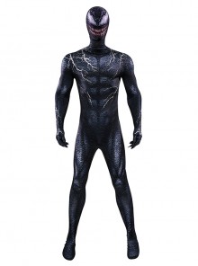 Venom The Last Dance Venom Bodysuit Halloween Cosplay Costume Set