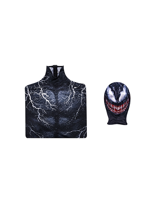 Venom The Last Dance Venom Bodysuit Halloween Cosplay Costume Set