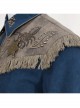 TV Drama Fallout The Ghoul Cooper Howard Halloween Cosplay Costume Blue Shirt