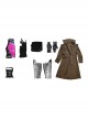 Movie Deadpool & Wolverine Gambit Halloween Cosplay Costume Set Without Shoes