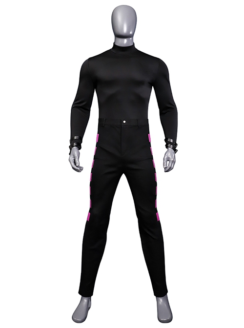 Movie Deadpool & Wolverine Gambit Halloween Cosplay Costume Set Without Shoes