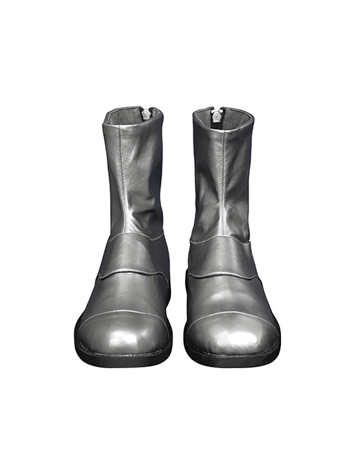 Movie Deadpool & Wolverine Gambit Halloween Cosplay Accessories Silver Short Boots