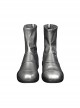 Movie Deadpool & Wolverine Gambit Halloween Cosplay Accessories Silver Short Boots