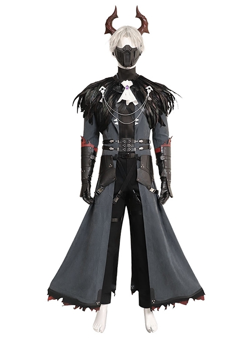 Game Final Fantasy VII Ever Crisis Sephiroth Dark Harbinger Halloween Skins Halloween Cosplay Costume Set